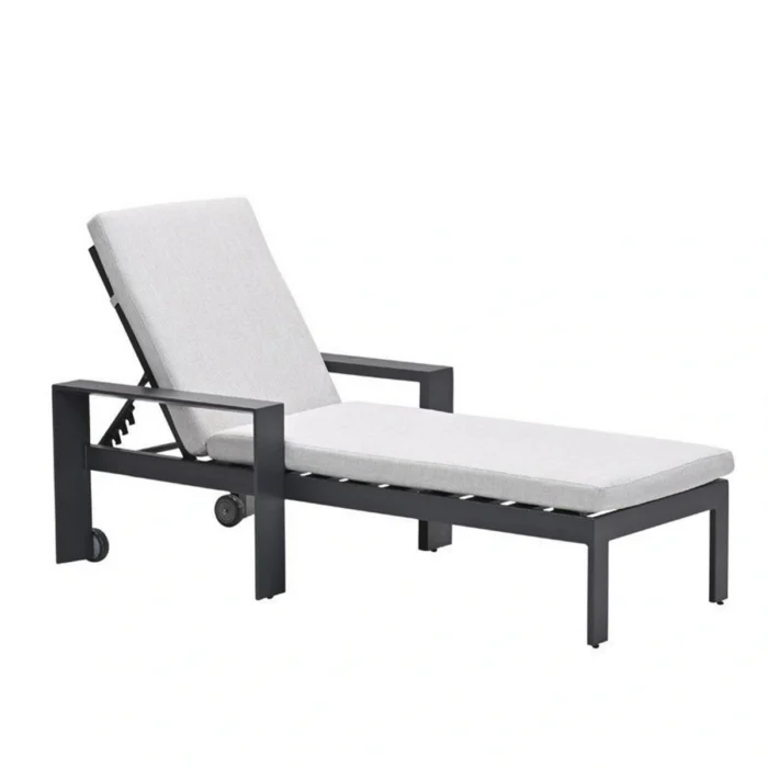 Garden impressions Levanto Ligbed Carbon Black - beige;grijs;zwart