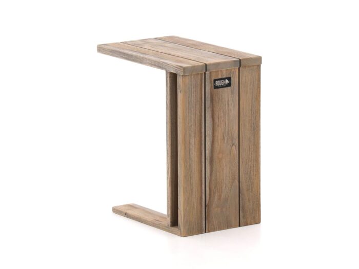ROUGH Furniture ROUGH-X bijzet tuintafel voor loungebank 45x29x51cm Laagste prijsgarantie! – Bruin