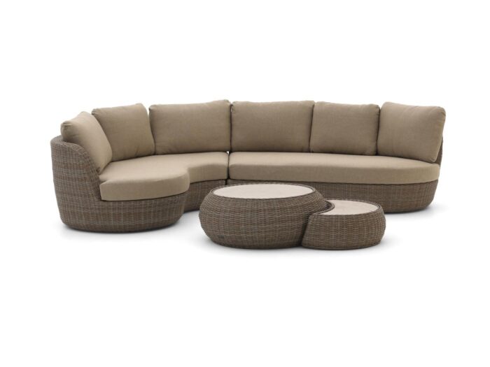 Intenso Furniture Intenso Santa Ninfa hoek loungeset 4-delig Laagste prijsgarantie! – Taupe