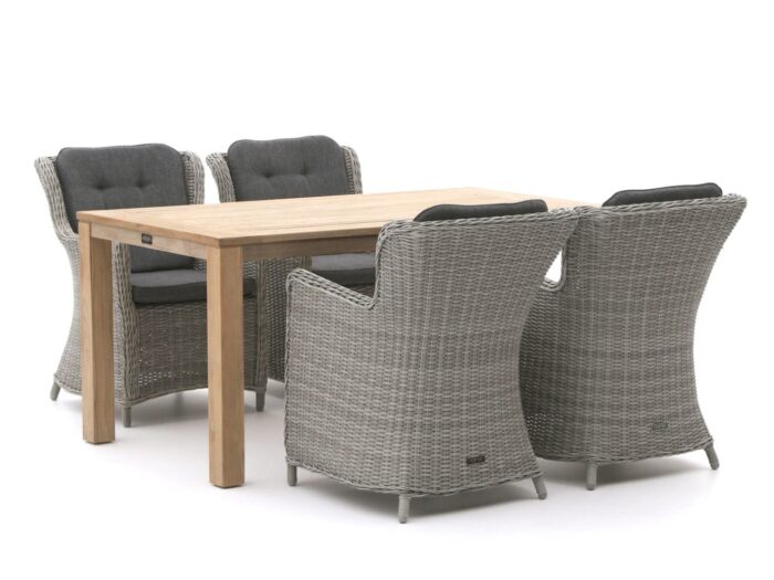 Intenso Furniture Intenso Milano/ROUGH-S 160cm dining tuinset 5-delig Laagste prijsgarantie! – Bruin