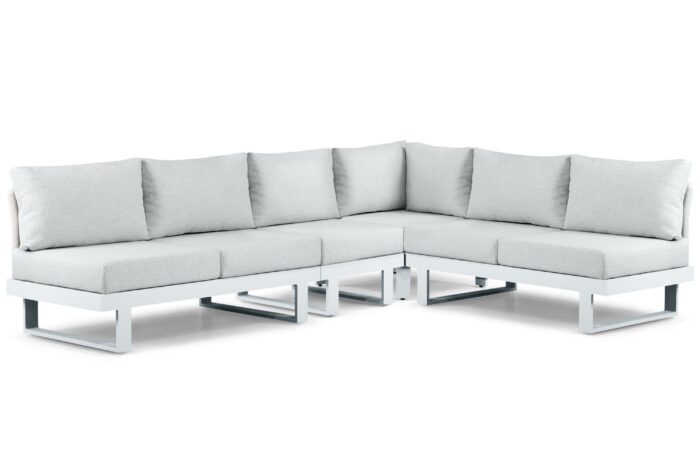 Lifestyle Garden Furniture Lorenzo hoek loungeset 4-delig – Wit