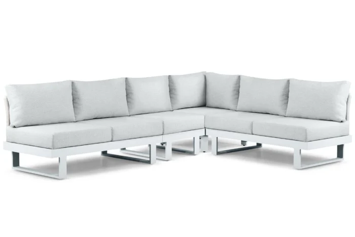 Lifestyle Garden Furniture Lorenzo hoek loungeset 4-delig - Wit