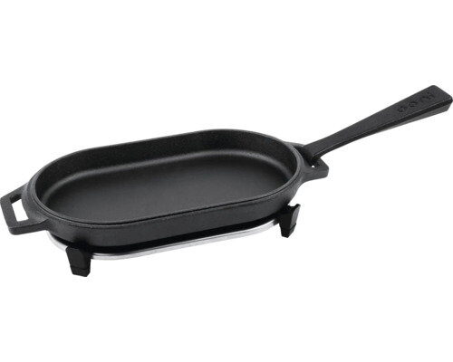 Hortus Ooni Koekenpan Sizzler rechthoekig – zwart
