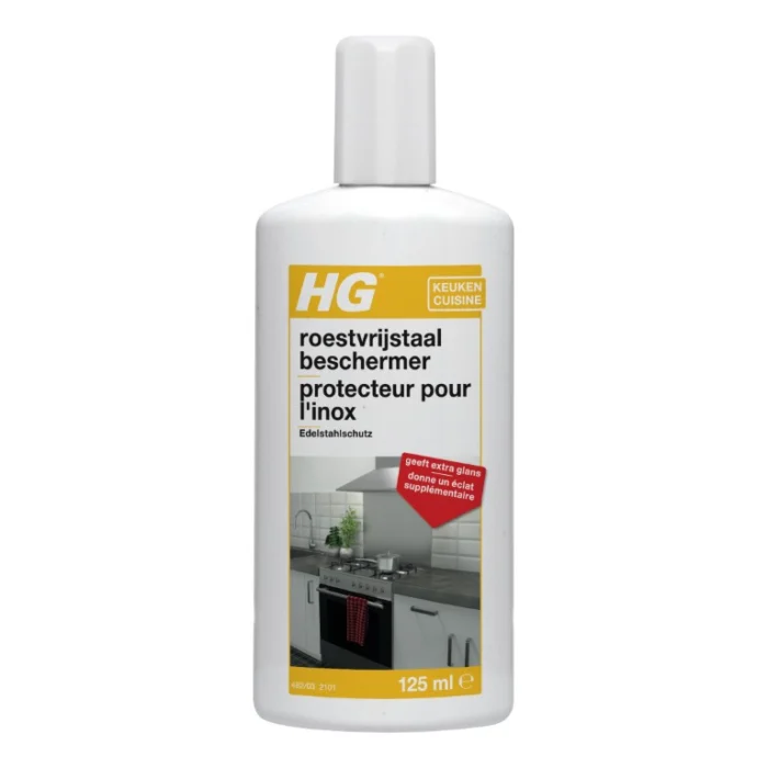 Hg Protecteur pour l'inox 125 ml HGRoestvrijstaal snel glans 0.125l - Zie Foto