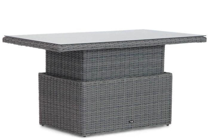 Garden Collections Hamilton loungetafel verstelbaar off black – Zwart