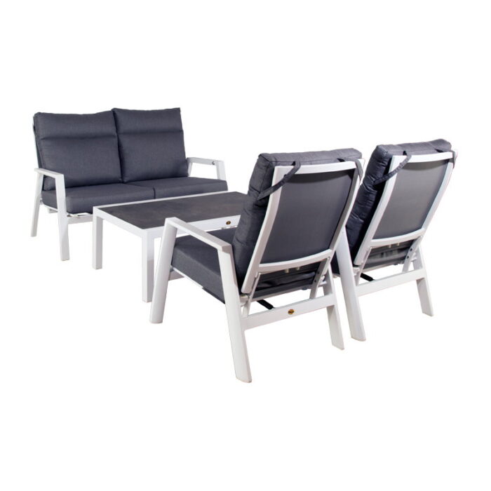 Oosterik home Loungeset Salisbury Sky White – wit