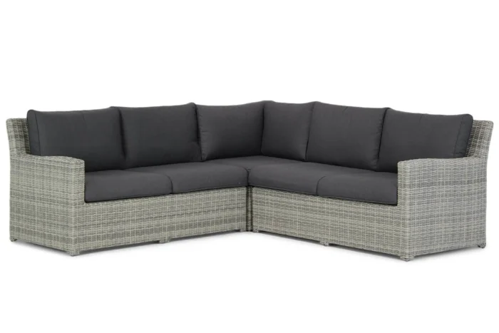 Garden Collections Giardino hoek loungeset 3-delig - Grijs-antraciet