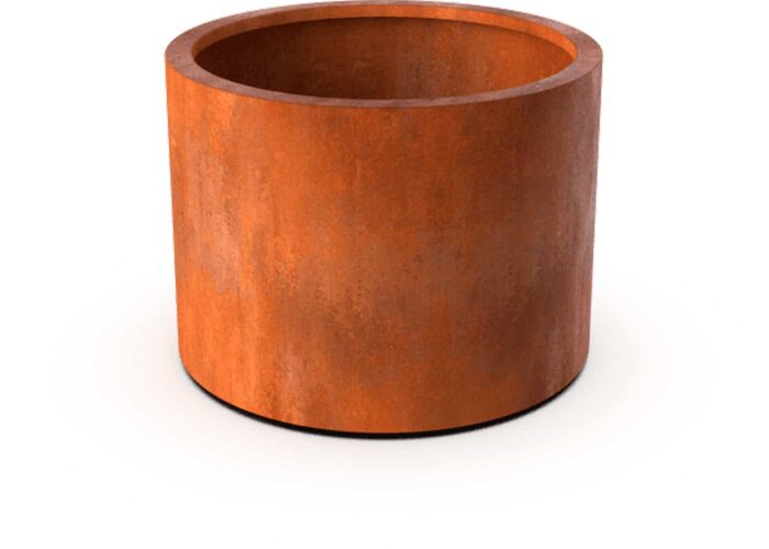 Cortenstaal plantenbak bloembak rond 150x40cm