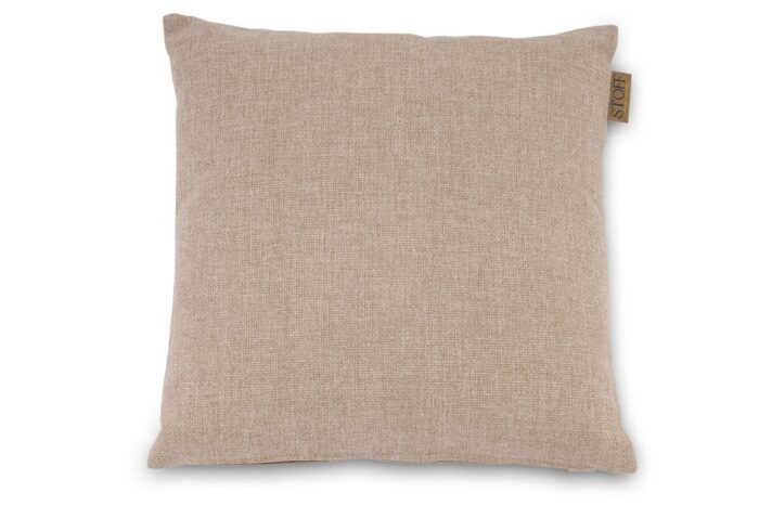 Stoff Clay sierkussen 45 x 45 cm – Taupe-naturel-bruin