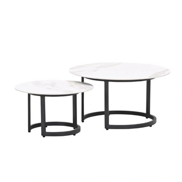 Garden impressions Monte Carlo Salontafel Set – grijs;wit