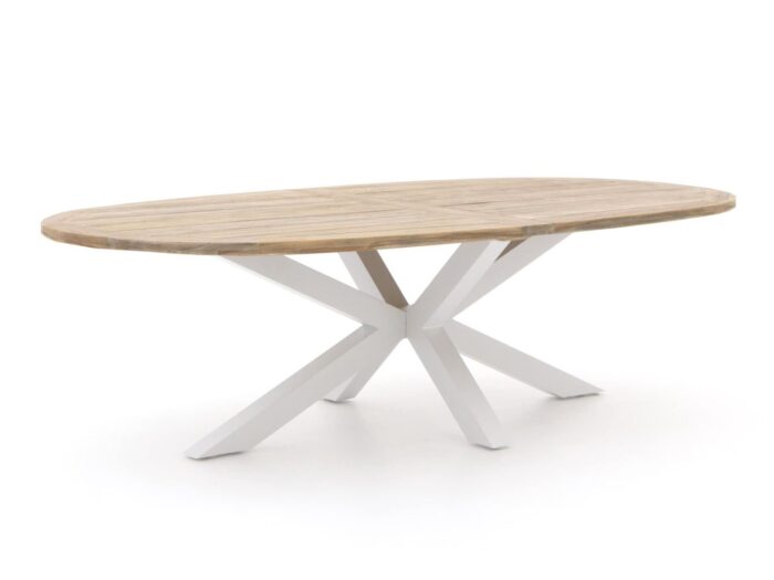 ROUGH Furniture ROUGH-Y Ellips dining tuintafel 280x130cm Laagste prijsgarantie! – Bruin