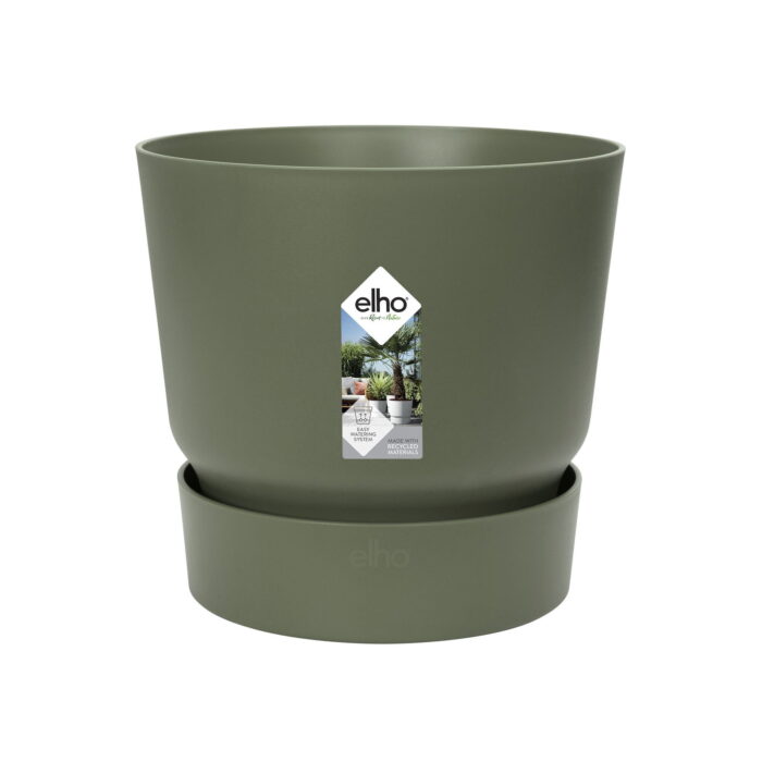 Elho Greenville Rond 20 bloempot groen