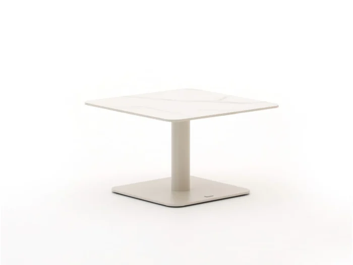 Bellagio tuinmeubelen San Lupo lounge tuintafel 59x59x37cm - Grijs