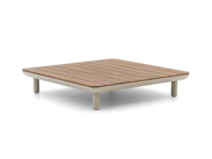 Zavelli Luminosa lounge tuintafel 122x122x25cm Laagste prijsgarantie! – Taupe