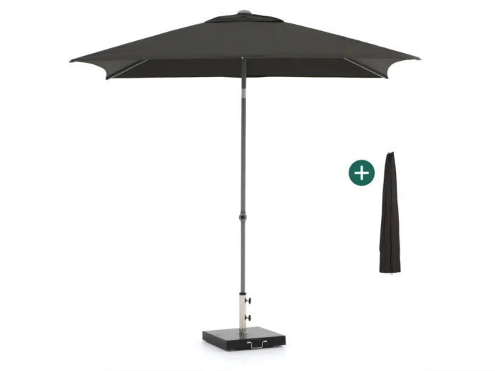 Shadowline Push-up parasol 250x200cm - Zwart