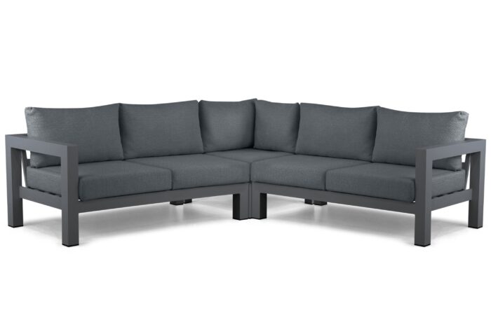 Lifestyle Garden Furniture Luca hoek loungeset 3-delig – Grijs-antraciet