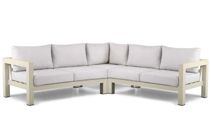 Lifestyle Garden Furniture Luca hoek loungeset 3-delig - Taupe-naturel-bruin