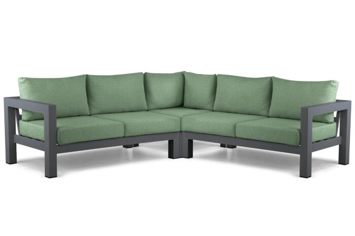 Lifestyle Garden Furniture Luca hoek loungeset 3-delig – Grijs-antraciet