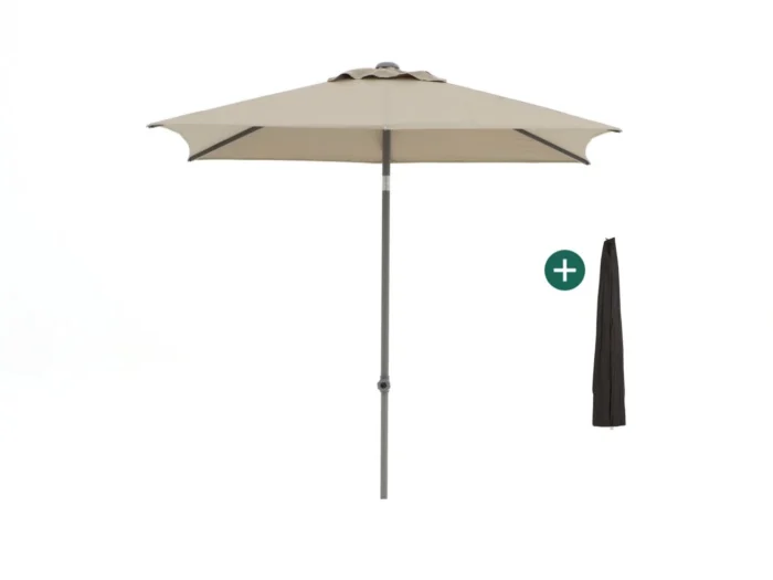 Shadowline Push-up parasol 210x150cm - Taupe