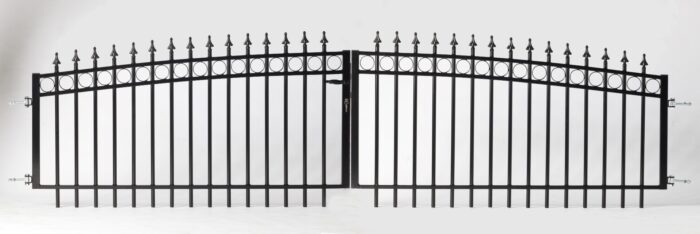 Inrijpoort sierhekwerk de Luxe 80/92x338cm dubbele poort