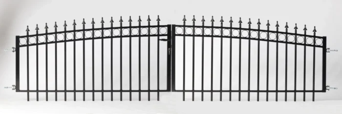 Inrijpoort sierhekwerk de Luxe 80/92x338cm dubbele poort