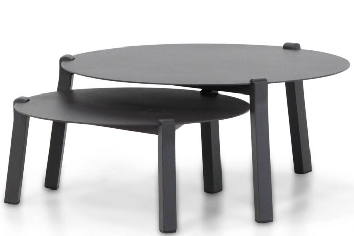Lifestyle Garden Furniture Rimini lounge tafelset 2-delig – Grijs-antraciet