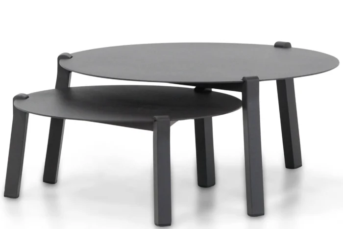 Lifestyle Garden Furniture Rimini lounge tafelset 2-delig - Grijs-antraciet