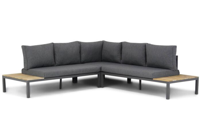 Lifestyle Palm Beach hoek loungeset 3-delig – Grijs-antraciet