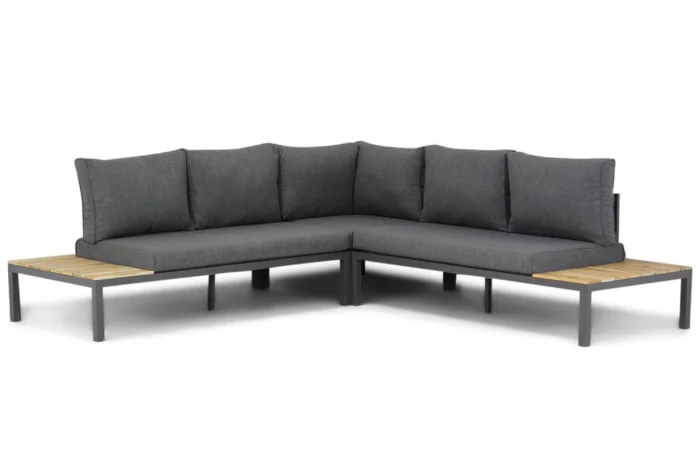Lifestyle Palm Beach hoek loungeset 3-delig - Grijs-antraciet