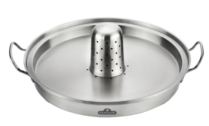 Napoleon grills PRO gevogeltestomer en pan RVS – grijs