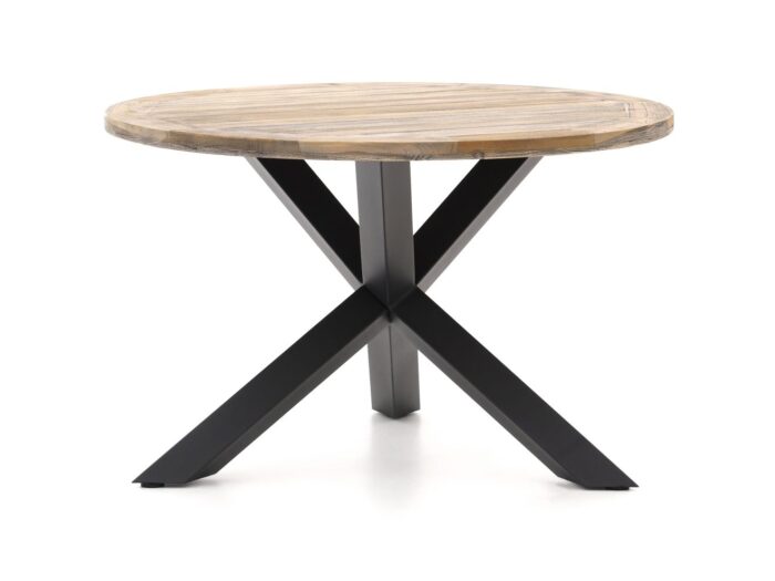 ROUGH Furniture ROUGH-Y dining tuintafel ø 120cm (h:75cm) Laagste prijsgarantie! – Bruin