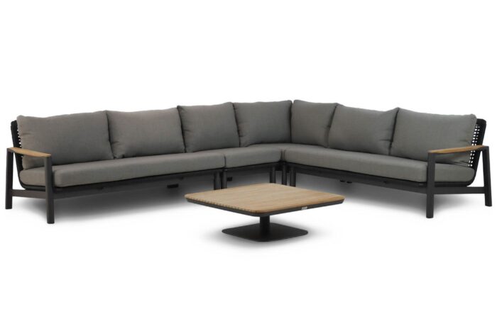 Coco Ralph hoek loungeset 5-delig – Grijs-antraciet