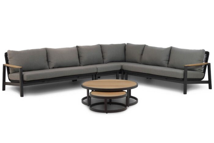 Coco Ralph/Westfield hoek loungeset 6-delig – Grijs-antraciet