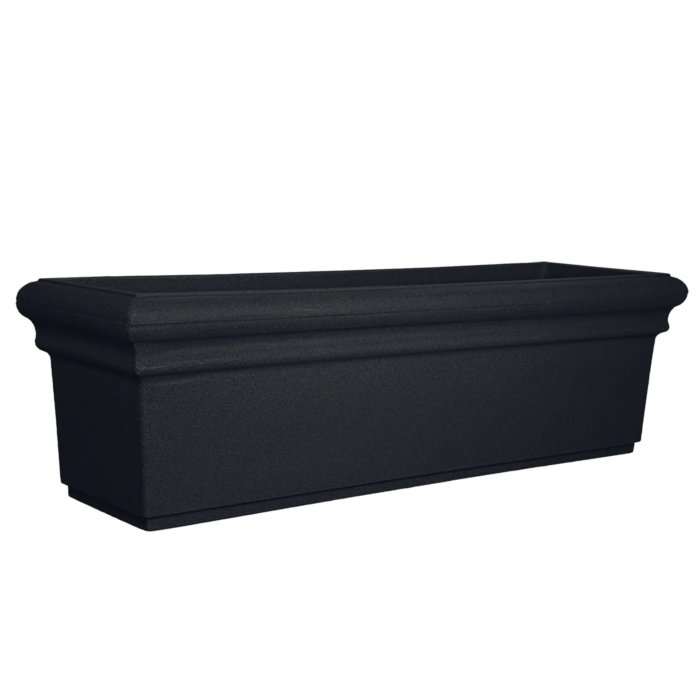 Prestige 70L zwarte raamplantenbak bloempot – zwart