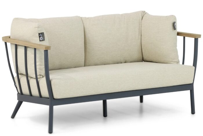 Apple Bee Condor lounge tuinbank 2-zits – Grijs-antraciet