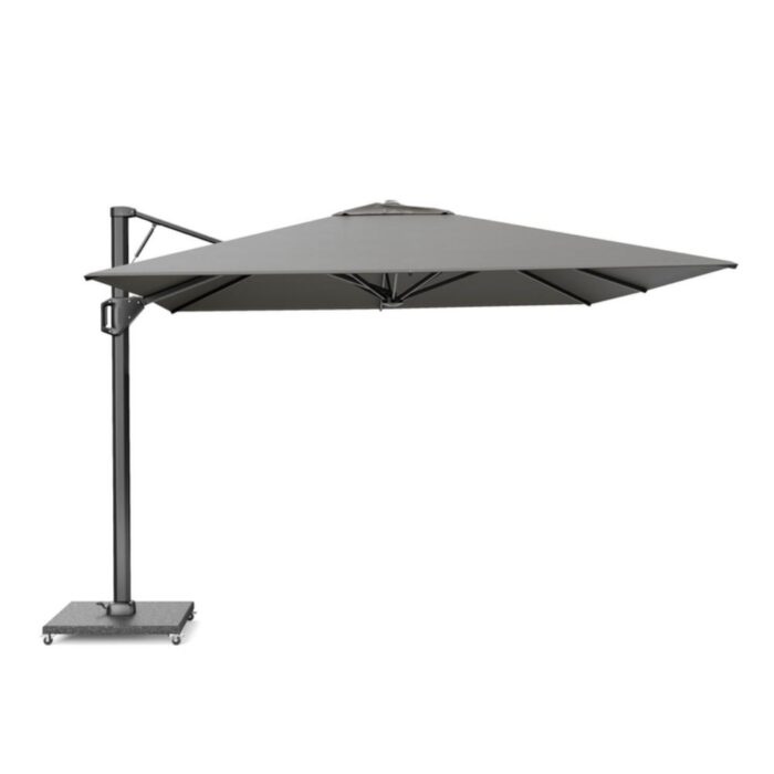 Platinum Beaufort zweefparasol premium doek | 320x320cm | Manhattan – Grijs