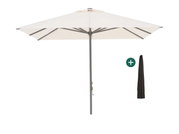 Shadowline Cuba parasol 350x350cm - Wit