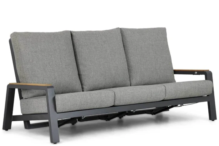 Osmen Manly lounge tuinbank 3-zits - Grijs-antraciet