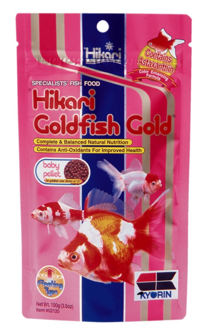 Hikari Gold Goldfish Baby 100 Gr vissenvoer – geel