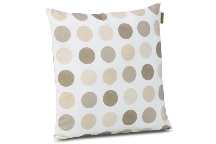 Stoff Nanami sierkussen 60 x 60 cm – Taupe-naturel-bruin