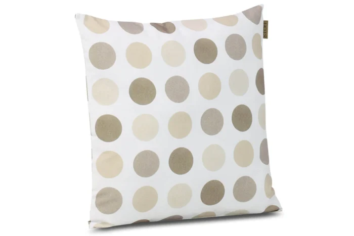 Stoff Nanami sierkussen 60 x 60 cm - Taupe-naturel-bruin