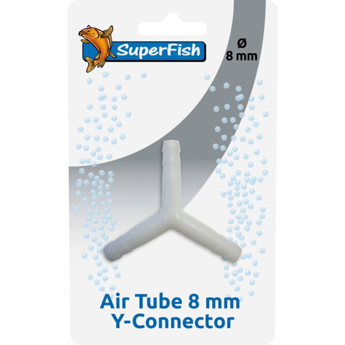 Superfish Luchtslang 8mm y connector – transparant