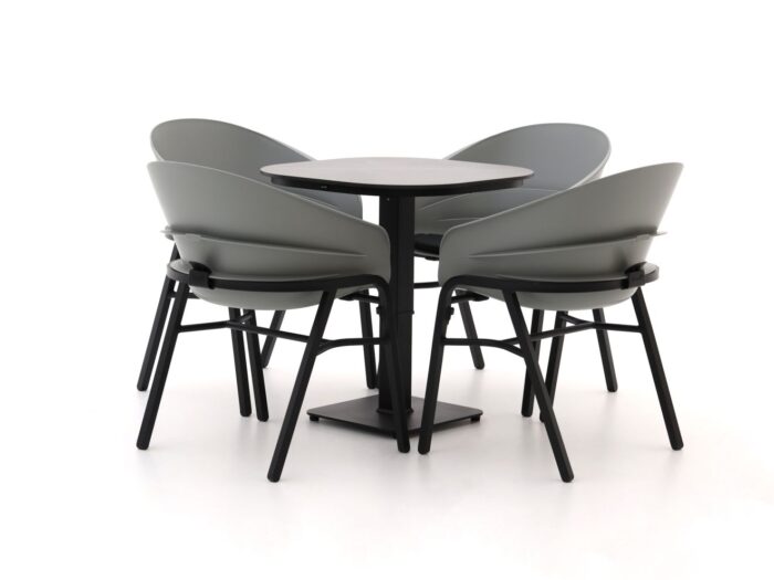 Hartman tuinmeubelen Hartman Tubb dining tuinset 70cm 5-delig verstelbaar Laagste prijsgarantie! – Grijs