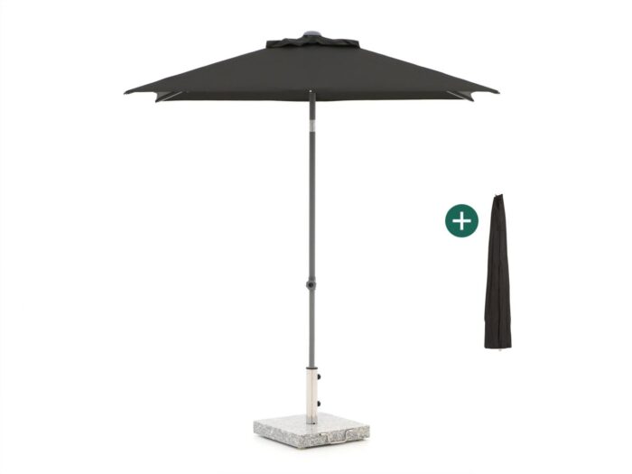 Shadowline Push-up parasol 210x150cm Laagste prijsgarantie! – Zwart