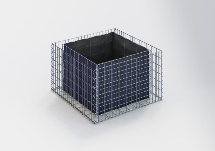 Gabiona Deutschland Rechthoekig verhoogd bed 100 cm x 60 cm x 100 cm (L x H x D), maaswijdte 5 x 10 cm, wanddikte 10 cm