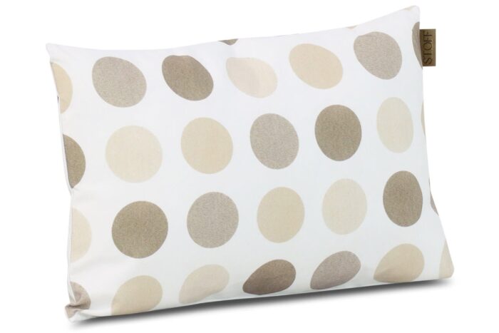 Stoff Nanami sierkussen 60 x 40 cm – Taupe-naturel-bruin