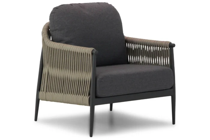 Coco Lucia lounge tuinstoel - Taupe-naturel-bruin