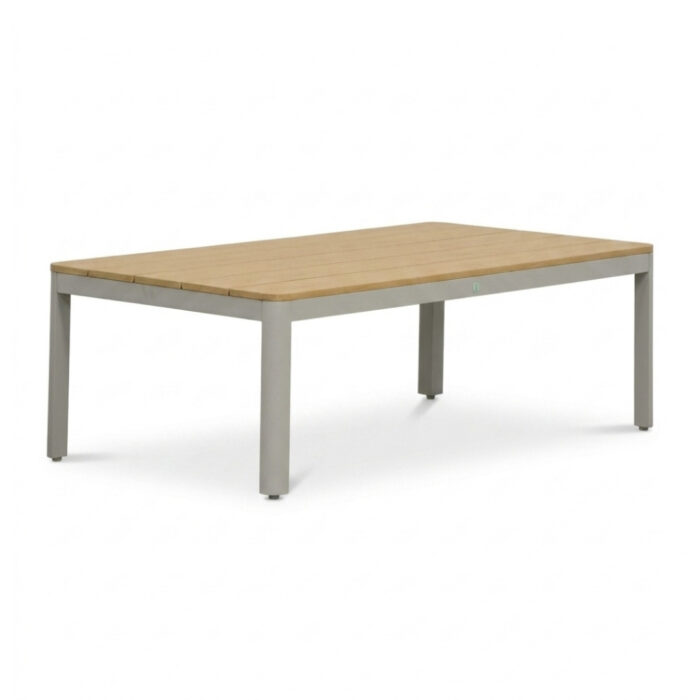 LUX outdoor living Tokyo loungetafel | aluminium + polywood | beige | 120x65cm