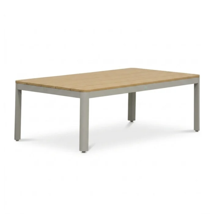 LUX outdoor living Tokyo loungetafel | aluminium + polywood | beige | 120x65cm