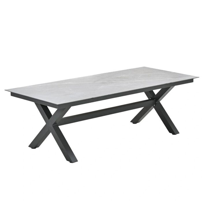 Garden impressions Marbella Tuintafel Sicilian Grey 240×100 cm – grijs